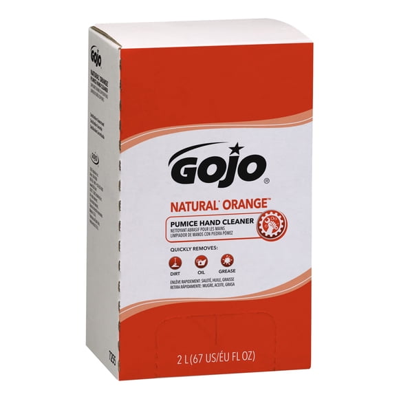 Limpiador de manos GOJO NATURAL ORANGE Pomez 2000 ml con dispensador