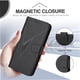 thumbnail image 4 of Funda Cartera Fibra de Carbono para Motorola MOTO G75 con Soporte y Cierre Magnético Negro, 4 of 6