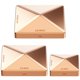 thumbnail image 2 of Post Cap Decorex Hardware de cobre macizo de 9 x 9 cm con tornillos, 2 of 3
