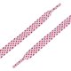 thumbnail image 4 of INSPIRE CHIC Cordones de Zapatos Unisex de Doble Capa Huecos para Zapatillas 120 cm/47.2" Blanco-Rojo, 4 of 4
