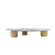 thumbnail image 2 of Exhibición De La Joyería Bandeja Soporte Organizador Simple Cocina Artículos Diversos Plata Redonda, 2 of 3