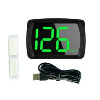 Magideal - Pantalla De Medidor De Velocidad De Cabeza De Coche, Advertencia De Velocidad, Accesorio De Coche Moderno, Odómetro De Velocidad Digital Portátil Para Kmh