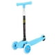 thumbnail image 1 of Scooter Monopatín 3 Ruedas Led Plegable Altura Ajustable Celeste 18 a 36 meses, 1 of 2