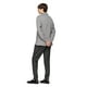 thumbnail image 2 of Polo De Manga Larga Para Hombre Corte Regular Gris, 2 of 3