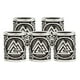 thumbnail image 3 of 5Pack Viking Rune Pendant Charm Bead Norse Nordic Nordic Hair Beard Silver, 3 of 3