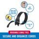 thumbnail image 2 of Bridas reutilizables marca VELCRO de 15 cm, 100 unidades, color negro, 2 of 7