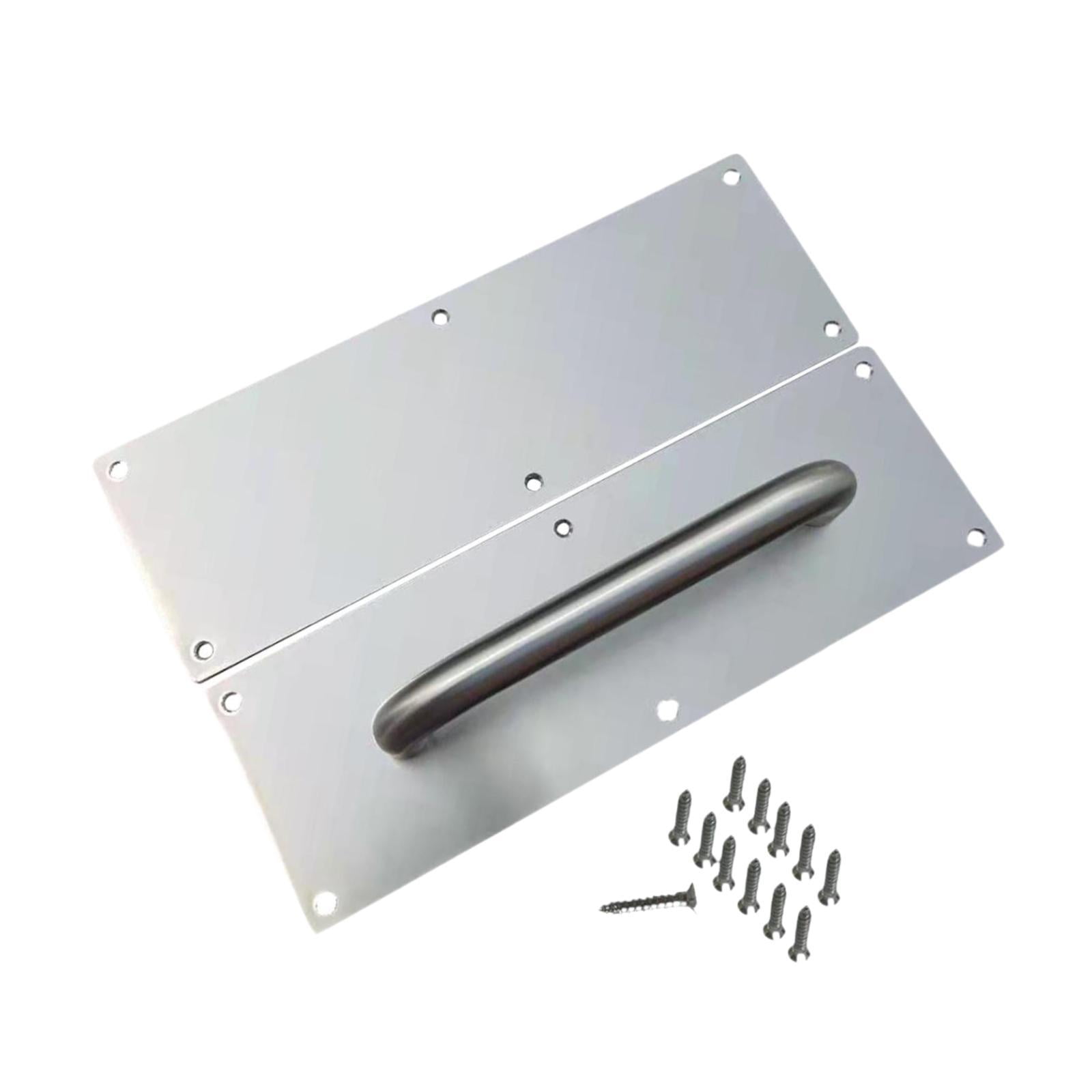 Bothyi - Tirador De Puerta, Placas De Puerta De Empuje, Tiradores De Puerta De Granero Para Oficina, Puerta Cortafuego, Hotel