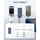 thumbnail image 5 of Cargador portátil VRURC de 10000 mAh con cables y enchufe integrados, 5 of 7