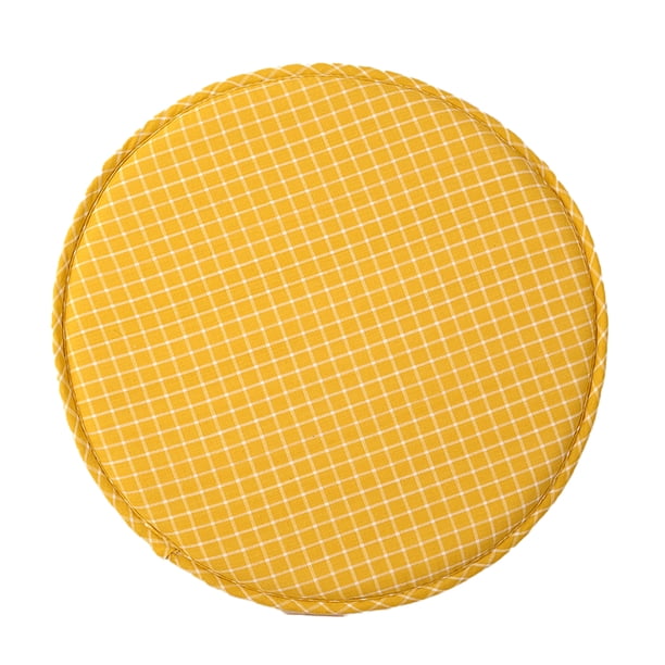 Cojines redondos para taburete de cocina, comedor, con lazos, antideslizantes.