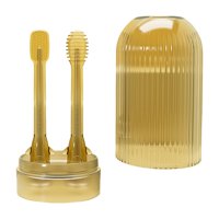 Magideal - 2 Cepillos De De Silicona Para Bebés, Cepillo De Lengua Para Niños, 9 Cm De Longitud