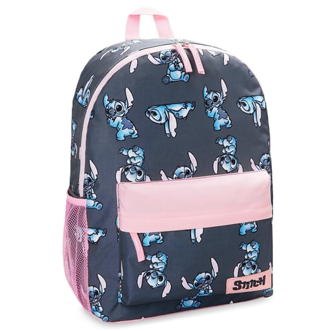 Mochila Disney Stitch Para Niñas Azul Marino/Rosa