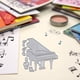 thumbnail image 3 of Troqueles De Corte Para Scrapbooking Con Plantilla De Relieve De Piano, 3 of 6