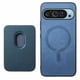 thumbnail image 2 of Funda de Cuero Magnética con Tarjetero para Google Pixel 9 Cubierta Delgada Azul, 2 of 5