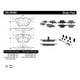 thumbnail image 2 of Pastillas Freno para auto BMW 528i 1995-2003 Delantero, 2 of 5