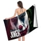 thumbnail image 4 of Joker Toalla de playa de secado rápido con diseño temático, regalo para mujeres y niñas, ideal para cumpleaños, fans, amantes de la música, uso en la playa o al aire libre, 78 × 150 cm, 4 of 6