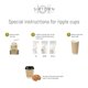 thumbnail image 3 of Vasos de papel SIPTOWN Ripple, 473 ml, 200 unidades, para café y té, 3 of 9