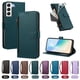 thumbnail image 4 of Funda con Billetera para [Samsung Galaxy S22 5G] con Bolsillo Zipper y Tarjetero Verde pavo real, 4 of 6