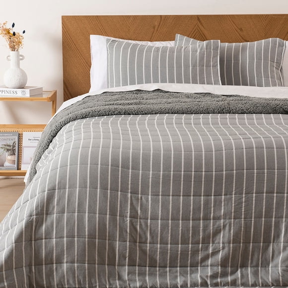 Quilt Palma Cationic Sherpa 2 P Gris