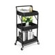 thumbnail image 1 of Carrito De Almacenamiento Organizador 3 Niveles Con Ruedas Negro, 1 of 6