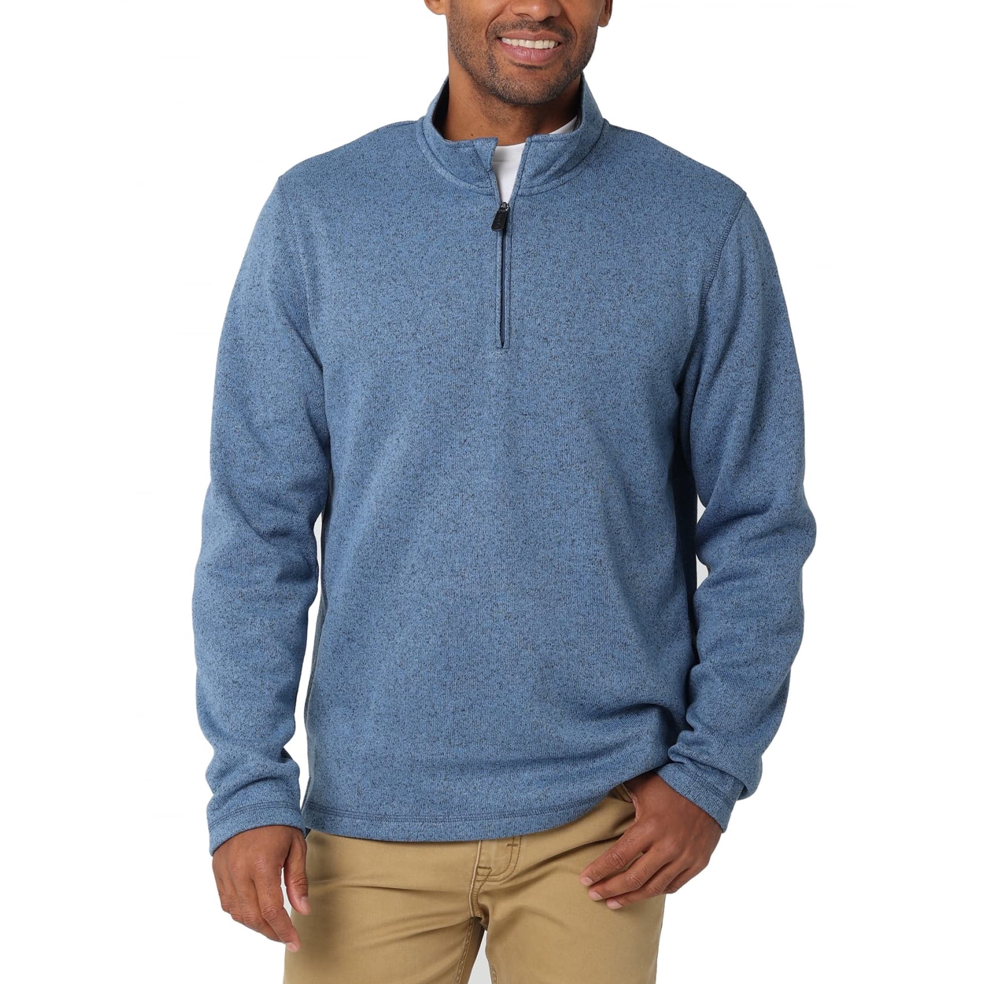 Buzo De Polar De Manga Larga Con Cierre De Un Cuarto Wrangler Authentics Talla Pequeña