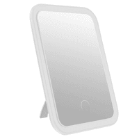 Genérica - Espejo Blanco Maquillaje Vanity Luz Led Recargable Portátil