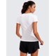 thumbnail image 2 of Remera CRZ YOGA sin costuras, transpirable, manga corta, blanca, talle S, 2 of 5