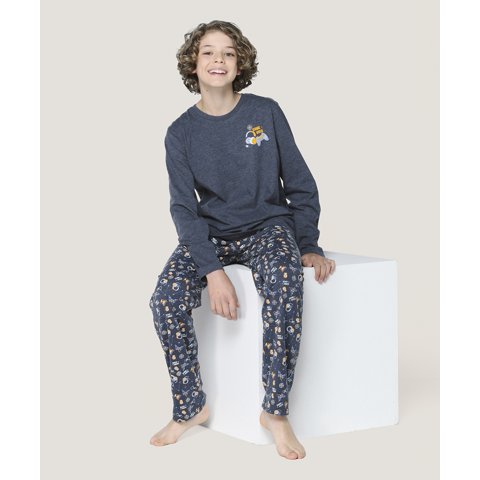 Lady Genny - Pijama Algodón Game Over Niños | Diversión Y Comodidad
