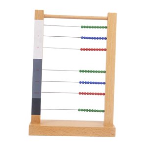 Bothyi - Juguete De Aprendizaje De Matemáticas Preescolar, Juguete De Ábaco De Madera Para Regalos De Primaria Preescolar, 23,5 Cm X 7 Cm X 33,5 Cm
