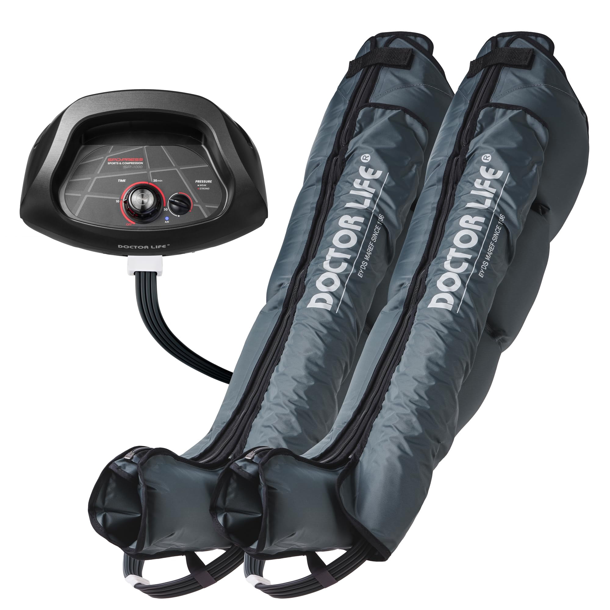 Masajeador De Piernas Con Compresión De Aire Secuencial Doctor Life Sp-1000