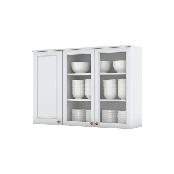 Mueble Aéreo 2 Puertas Vidrio Línea Americana Home Mobili