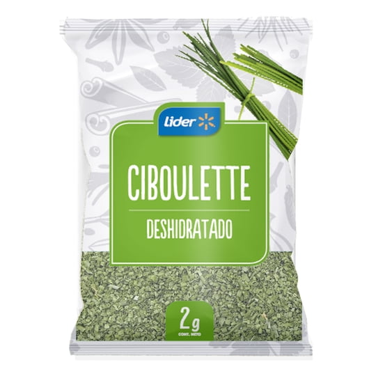 Ciboulette Deshidratado Vegetales 2 g Lider
