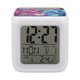 thumbnail image 1 of Pistas de Blue theme 7 colors Alarm Clock Digital LED Alarm Clock Gifts for kids friends family, 1 of 6