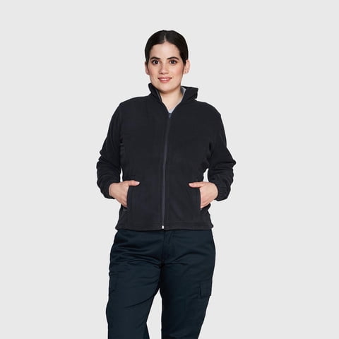 Jayson - Micropolar Mujer M/Larga X Gris Oscuro 3Xl