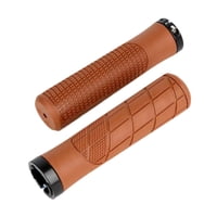 Ioensy - 2X Empuñaduras De Manillar De Bicicleta De Montaña Cómodas Empuñaduras De Bicicleta Portátiles Antideslizantes Marrón