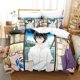 thumbnail image 1 of March comes in like a lion Bedding Set three-piece set Adult Kid Bedroom Duvetcover Sets Kawaii luxury bedding set Bed Sheets, 1 of 5