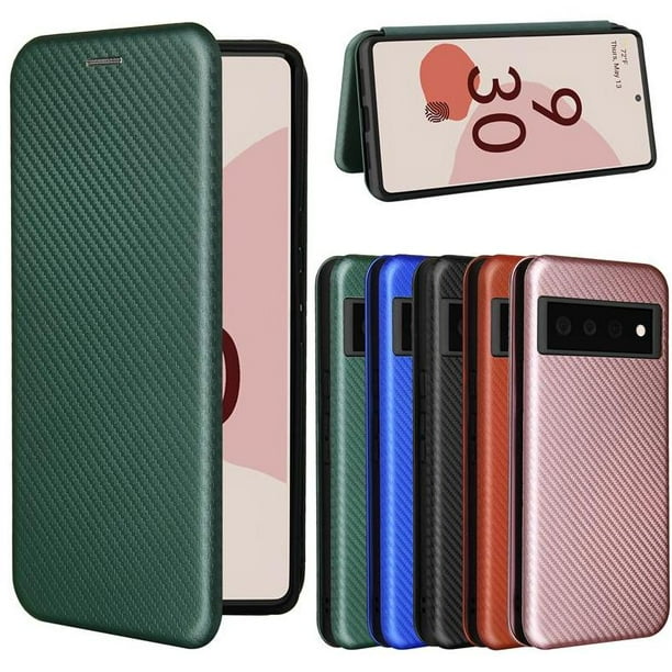 Funda Flip para FOXDOCK Google Pixel 6 - Funda magnética de negocios, funda protectora delgada