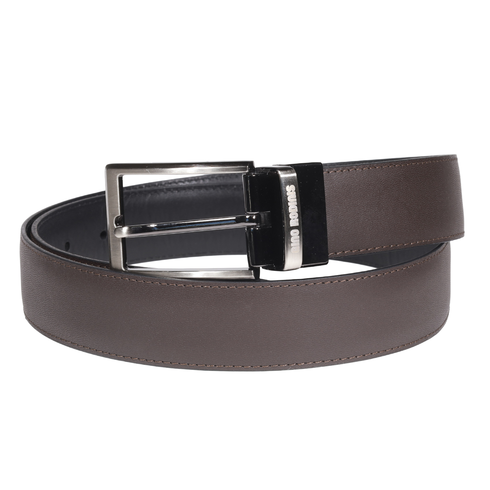 Gino Rodinis - Cinturon Reversible Hombre 1964 | Café