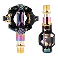 West Biking - Pedales + Calas Anclaje Spd Westbiking Para Mtb Ciclismo Multicolor