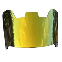 Ioensy - Visera De Fútbol, Casco Duradero, Máscara De Fútbol, Visera Para Adultos Y Jóvenes, Color Dorado