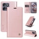 thumbnail image 5 of Funda Billetera de Cuero para Motorola Edge 50 Neo con Tarjetero y Soporte - Tapa Magnética Rosa, 5 of 6