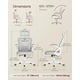 thumbnail image 3 of Silla de oficina VASAGLE UOBN044GD01S de malla ergonómica, 3 of 8