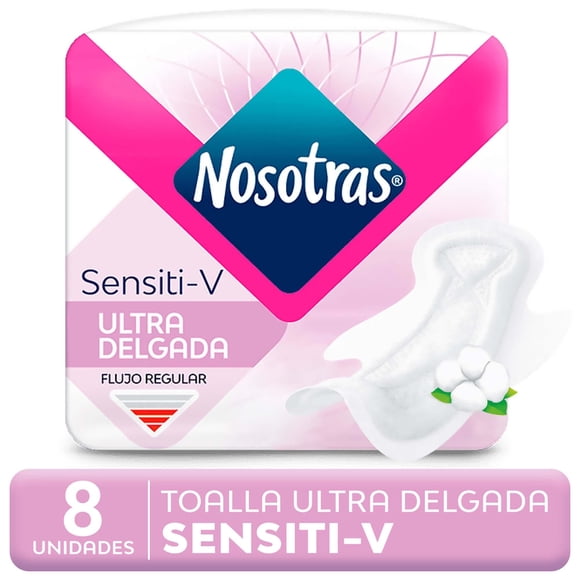 Toallas Higiénicas Nosotras Ultra Invisible Sensiti-V