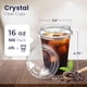 thumbnail image 2 of Vasos de plástico para preparación de comidas, 16 onzas, transparentes con tapas sin pajitas, 100 unidades, 2 of 6