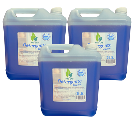 Detergente Liquido Prolab Matic 5 Litros Pack 3 Unidades