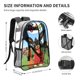 thumbnail image 3 of Bing TVMochila transparente temática, resistente y duradera, bolsa see-through para trabajo, deporte, universidad y viaje, 31 × 43 cm, 3 of 6
