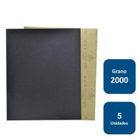 Norton - Lija Microfina Pulido Al Agua T-499 Grano 2000 5Un.