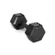 thumbnail image 1 of Mancuerna CAP Barbell de hierro fundido hexagonal, negra, individual, 20 kg, 1 of 7