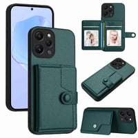 Foxdock Funda Para Xiaomi Redmi 12 4G Con Bloqueo Rfid - Diseño Elegante Con Cierre De Botón