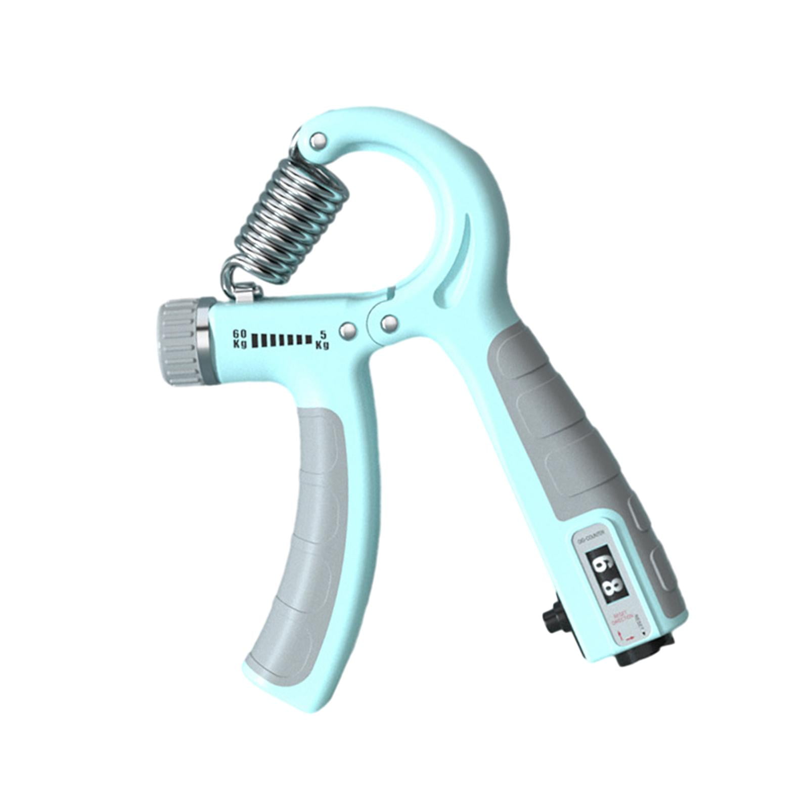 Magideal - Ejercitador De Dedos Fortalecedor De Agarre De Mano Con Contador, Pinza De Mano Para Hombres Y Mujeres, Estirador De Dedos, Gimnasio, Entrenamiento Aj Azul