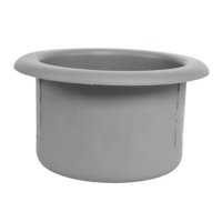 Ioensy - Portavasos Para Automóvil Contenedor De Bebidas Para Automóvil Soporte Para Bebidas Para Automóvil Para Remolque De Automóvil Rvs Gris 77 Mm De Diámetro